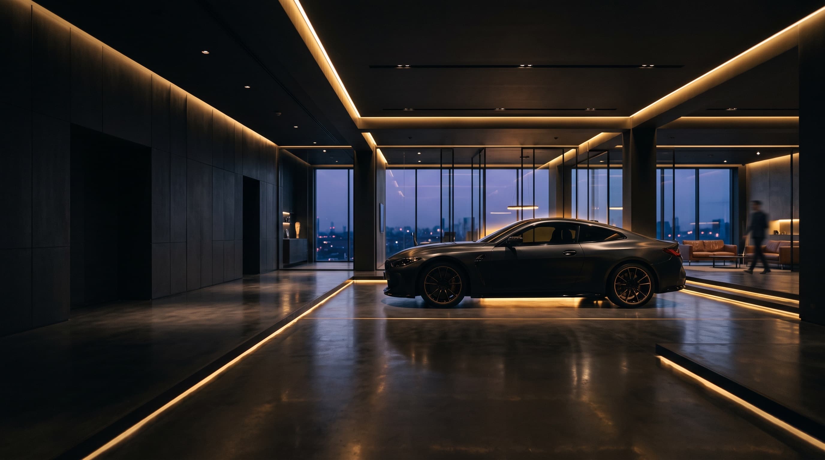 Vehículo de lujo en showroom JG Import